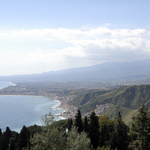 Giardina Naxos et l'Etna