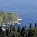 La côte en contrebas de Taormine