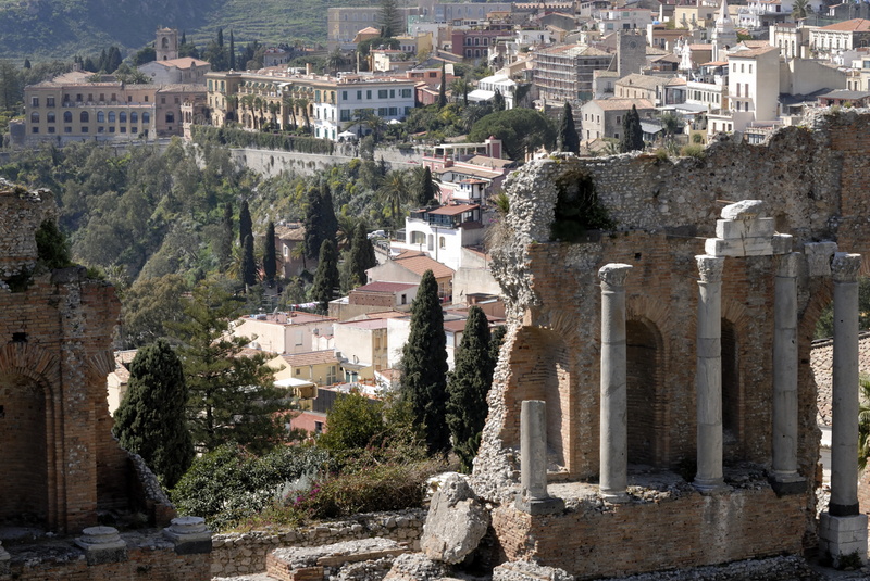 Le téatre grec et Taormine