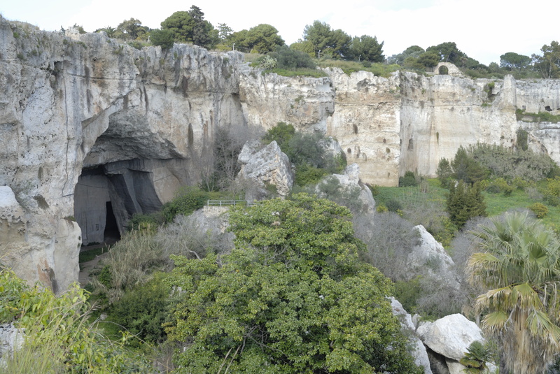 Les latomies (anciennes carrières) de Syracuse : la Grotte des Cordiers