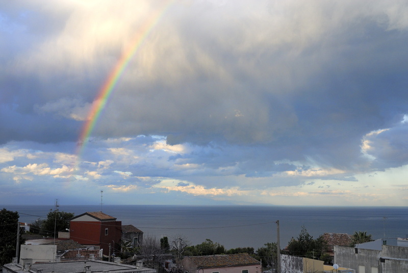 Arc en ciel sur Aciréale