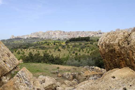 Agrignete vue des ruines