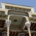 Plafond de l'iwan de la mosquée Bolo Haouz