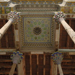 Détail du plafond de l'iwan de la mosquée Bolo Haouz