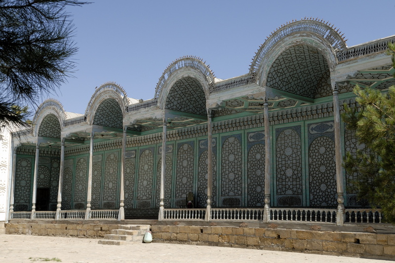 L'iwan de la cour intérieure du Palais d'été