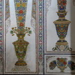 Décoration murale des appartements privés de l'Emir Alim Khan