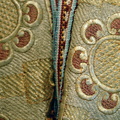 Détail de tissu au musée des arts décoratifs