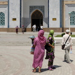 L'entrée du mausolée Al Boukhari