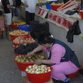 Les pommes du marchés sont toutes petites, bien loin des granny