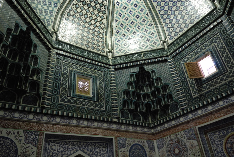 Le dôme du mausolée octogonal