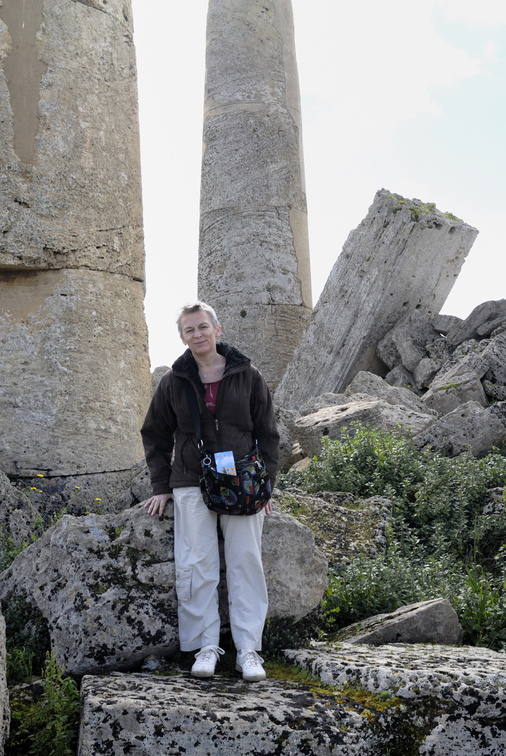 Pause dans le temple F