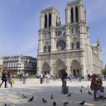 Le parvis de Notre-Dame