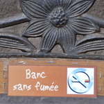 Banc non-fumeur