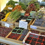 Légumes et fruits de saison au Vieux marché
