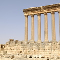 Les six colonnes du Temple de Jupiter