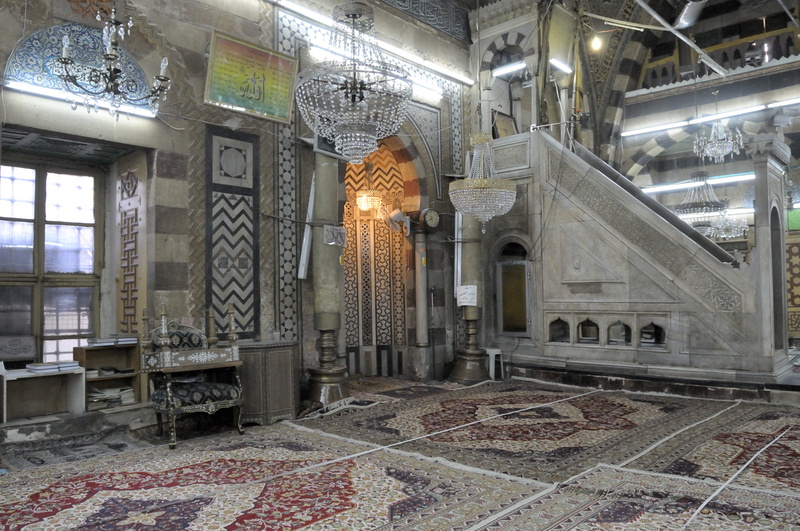 Le mirhab et le minbar de la mosquée Sinan Pacha