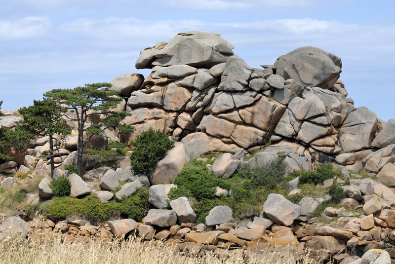 Mur de granit