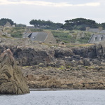 Maisons de la côte ouest, bien à l'abri de la mer