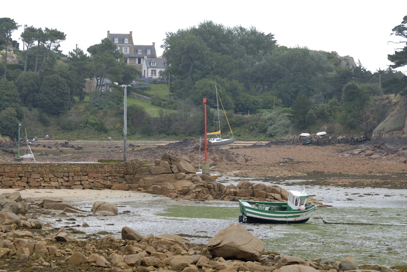 Marée basse au Port-Clos