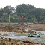 Marée basse au Port-Clos