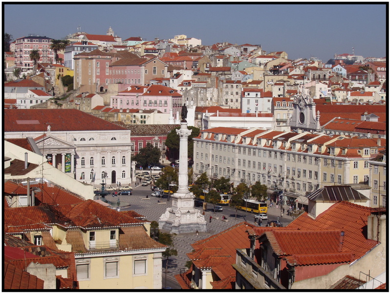 La place Dom Pedro IV