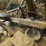 Moulin à eau pour broyer le riz ou le maïs