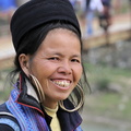 Sourire et boucles créoles (ah, je me trompe de continent)