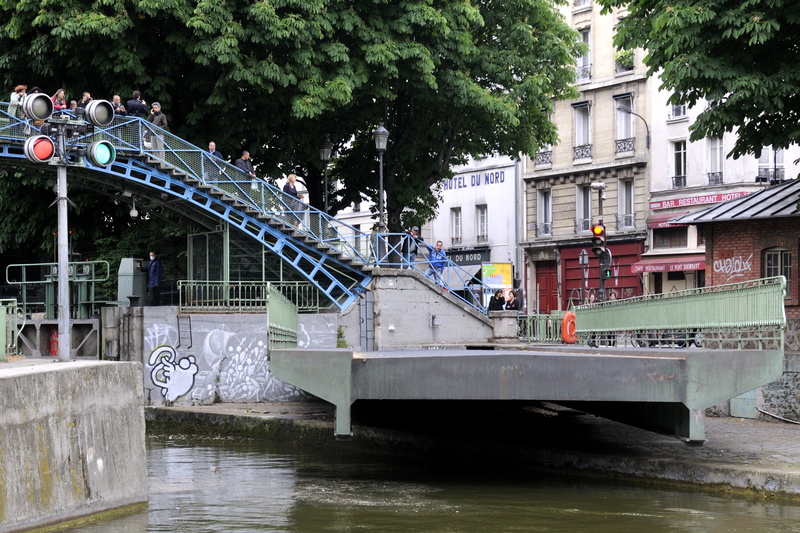 Pont tournant du Canal Saint Martin