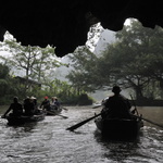 Sortie de la grotte