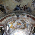 Les fresques du plafond de l'église