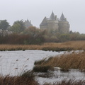 Le Château de Suscinio par fort mauvais temps