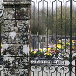 Les grilles du cimetière de Trégornan