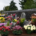 Cimetière fleuri