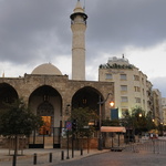 La mosquée Al-Omari et son minaret