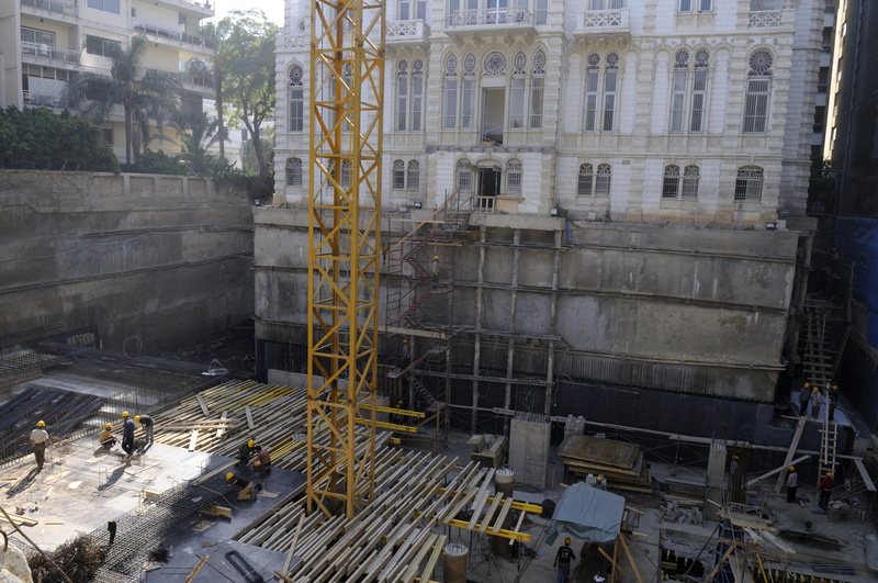 Travaux à la villa-musée Sursock