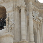 Le fronton du Duomo de Syracuse
