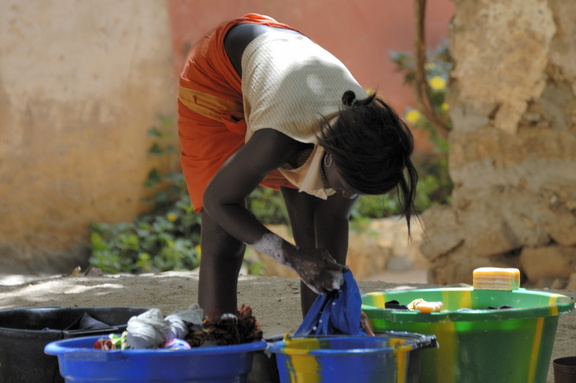 Lavage des couleurs