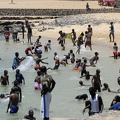 Classe à la plage du port