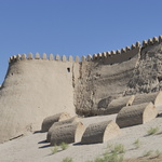 Les murailles d'Itchan Kala et les tombes des saints
