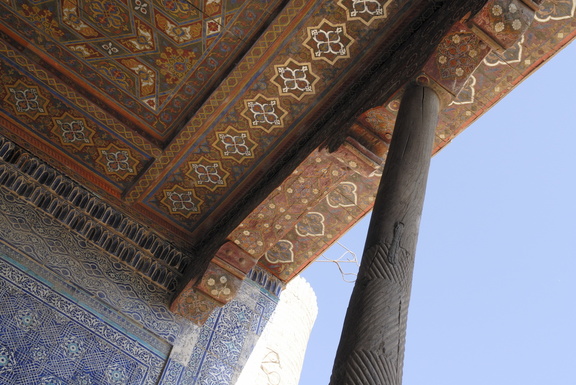 Le plafond de la mosquée d'été