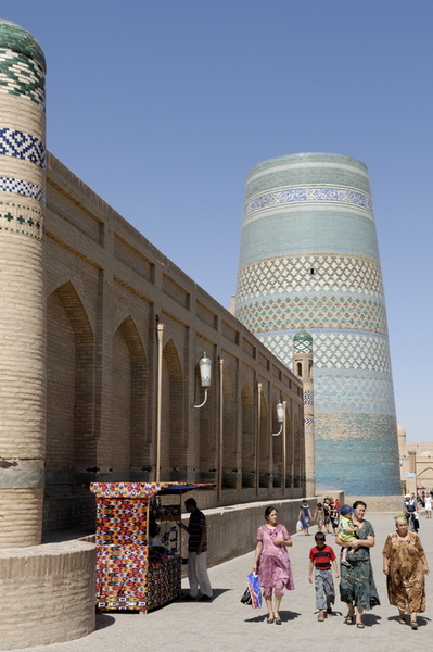 Famille ouzbek en ballade