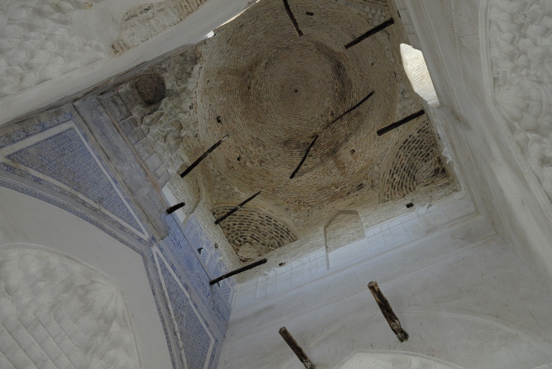 L'intérieur du dôme du mausolée Jéhangir