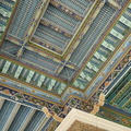 Le plafond de l'arcade autour du tombeau d'Al Boukhari