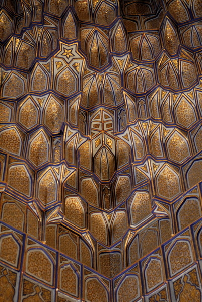 Détail des stalactites (Gour Emir)