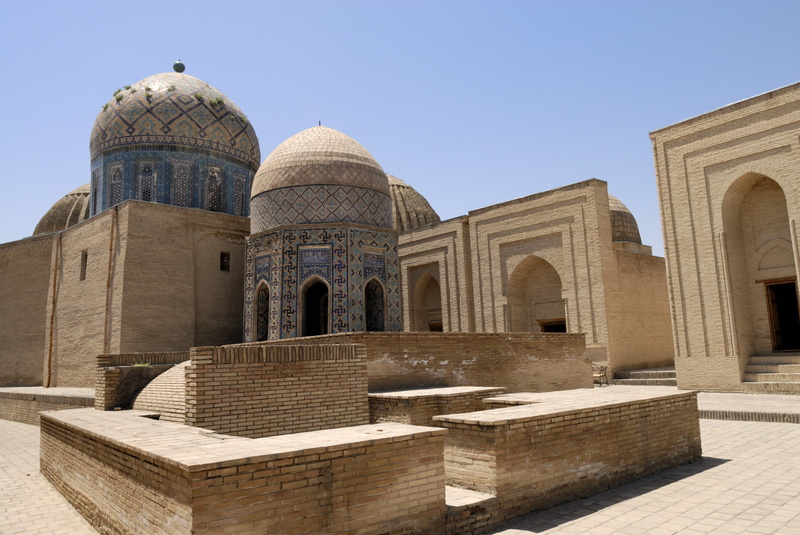 Vue sur le mausolée octogonal (Chah-i-Zinda)