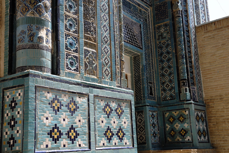 Céramiques bleu-vert (Chah-i-Zinda)