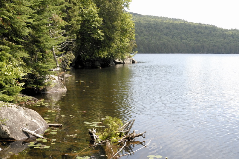 Au bord d'un des 965 lacs du parc