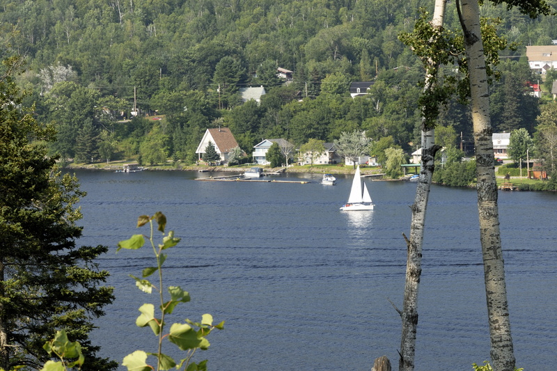 La rivière Saint-Maurice à Grandes-Piles