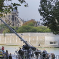 Tournage sur les bords de Seine