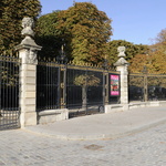 L'entrée du Jardin du Luxembourg rue Auguste Comte